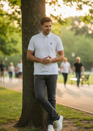 Áo Thun Nam Lạnh Polo Nhãn Ngực Bảng Vuông Lym (Mã: T925) - 100% Cotton 