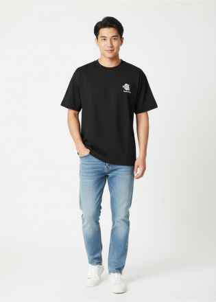 Áo thun cổ tròn (812) - 100% Cotton