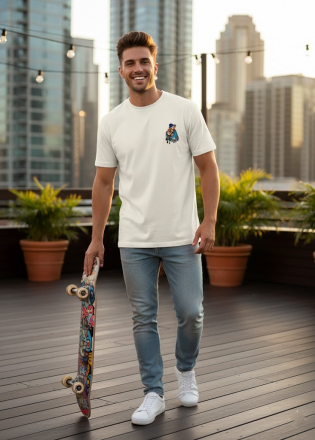 áo thun nam cổ tròn (034) - 100% Cotton