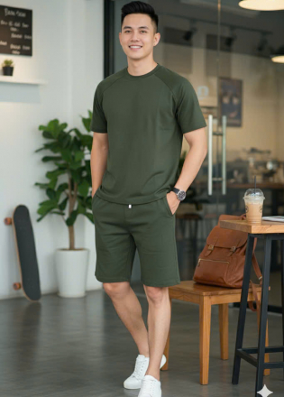 Đồ bộ nam (6393) - 100% cotton