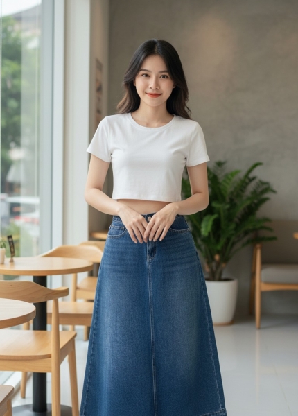 VÁY JEAN DÀI (Mã: AVDA2)