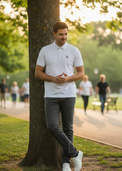 Áo Thun Nam Lạnh Polo Nhãn Ngực Bảng Vuông Lym (Mã: T925) - 100% Cotton 