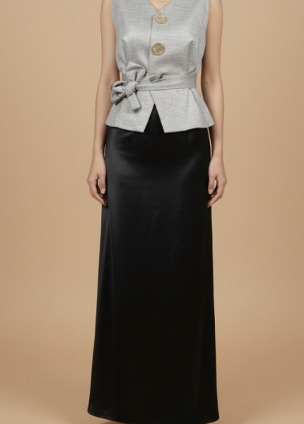 Chân Váy Lụa Dài (Mã: B762)