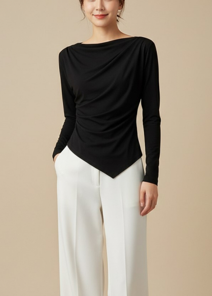 Áo Tay Dài Vạt Xéo (Mã: S3568) 