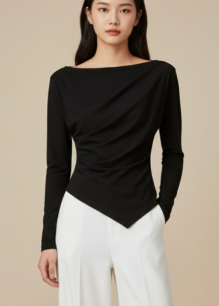 Áo Tay Dài Vạt Xéo (Mã: S3568) 