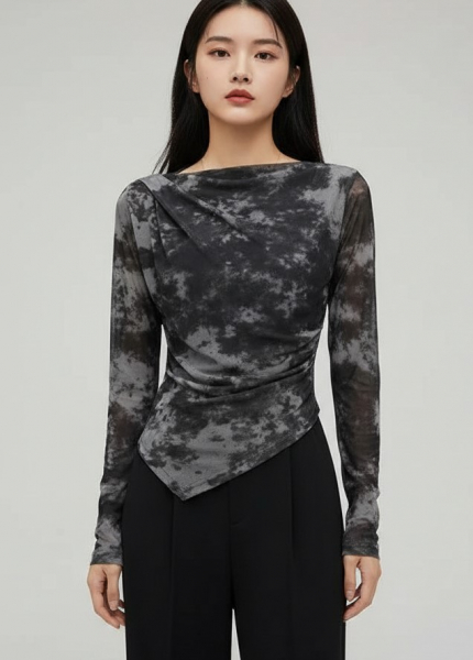 Áo Tay Dài Vạt Xéo (Mã: S4729)