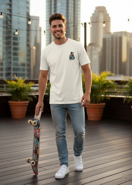 áo thun nam cổ tròn (034) - 100% Cotton