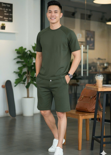 Đồ bộ nam (6393) - 100% cotton