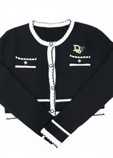 Set Váy & Áo Khoác len dệt kim